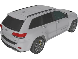 Jeep Grand Cherokee Trackhawk 3D Model preview