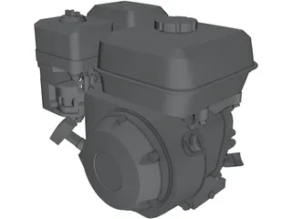 Honda GS200 Engine 3D Model preview
