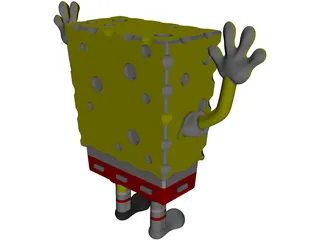 Sponge Bob 3D Model preview