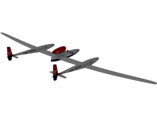 Virgin Atlantic GlobalFlyer 3D Model preview
