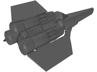 Colonial Viper 3D Model preview