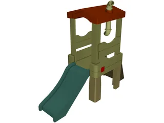 Treehouse Playset 3D Model preview