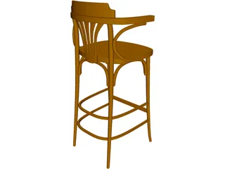 Stool Cuppa 3D Model preview