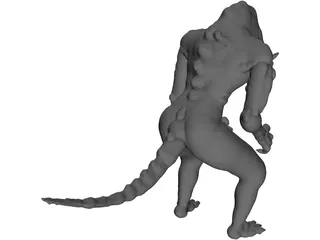Monster 3D Model preview