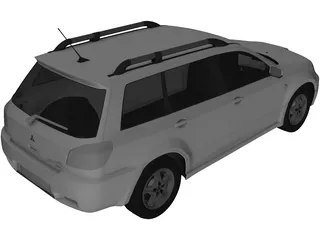 Mitsubishi Outlander 3D Model preview