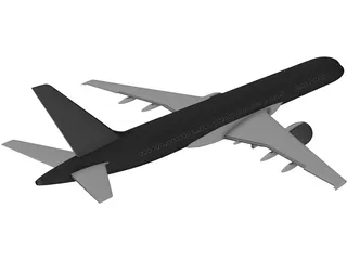 Boeing 757-200 Delta-2 3D Model preview