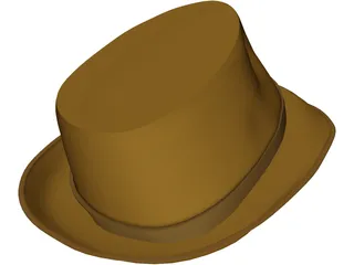Fedora Hat 3D Model preview