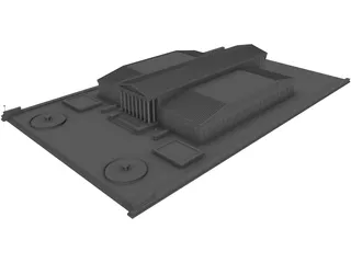 Supreme Court Building 3D Model preview