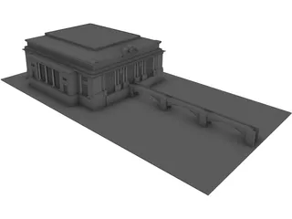 Grand Central Terminal 3D Model preview