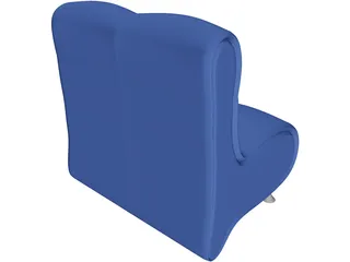 Arm Chair Blues 3D Model preview