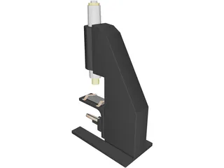 Microscope 3D Model preview