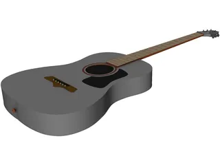 Guitar 3D Model preview