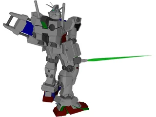 Gundum 3D Model preview