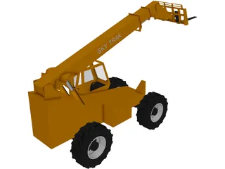 Forklift Skytrack All Terrain 3D Model preview