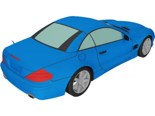 Mercedes-Benz SL500 3D Model preview