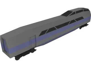 Train 3D Model preview