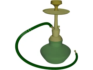 Hookah 3D Model preview