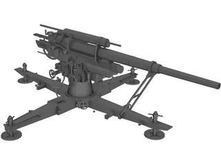 Flack 88 3D Model preview