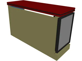 Bus Stop 3D Model preview