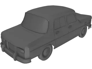 Renault (1962) 3D Model preview