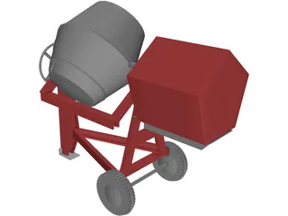 Portable Mixer 3D Model preview