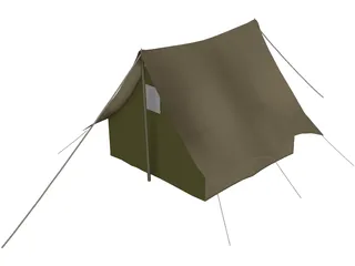 Camping Tent 3D Model preview