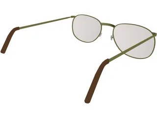 Glasses 3D Model preview