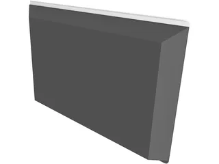 Philips Plasma TV 3D Model preview