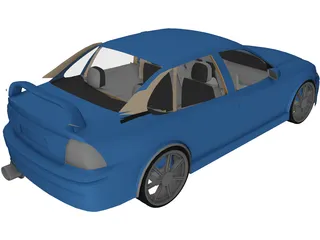 Vauxhall Vectra [Tuned] (1999) 3D Model preview