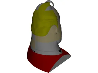 Mr. Incredible Head 3D Model preview