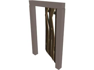 Old Door 3D Model preview