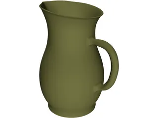 Water Pitcher 3D Model preview