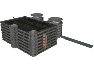 Parking Garage 3D Model preview
