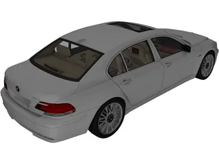 BMW 760iL 3D Model preview