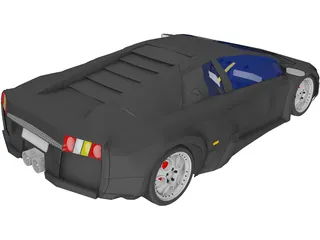 Lamborghini Murcielago 3D Model preview