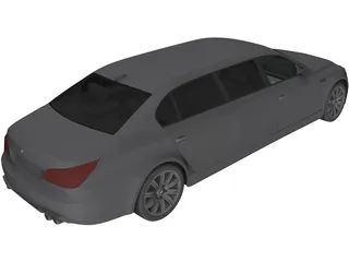 BMW M5 Limo 3D Model preview