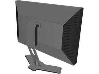 Dell LCD Screen 3D Model preview