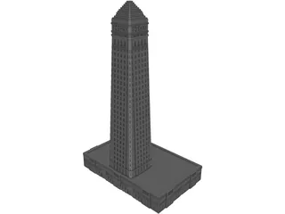 Foshay Tower, Minneapolis 3D Model preview