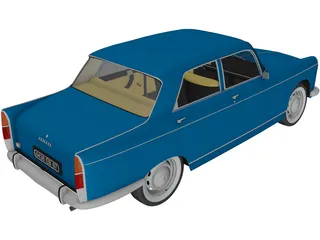 Peugeot 404 3D Model preview