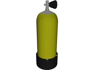 Air Tank 3D Model preview