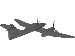 Westland Whirlwind 3D Model preview