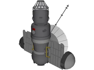 Zond Probe 3D Model preview