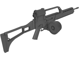 G36A Cmag 3D Model preview