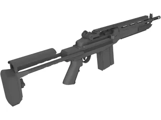 M14 EBR 3D Model preview