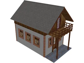 Weekender House 3D Model preview
