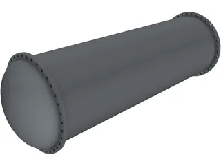 Tubular Heat Exchanger 3D Model preview