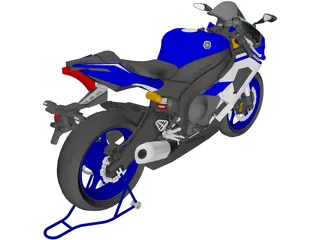Yamaha YZF-R6 3D Model preview