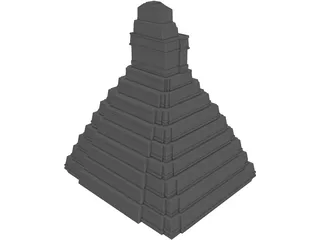 Tikal 3D Model preview