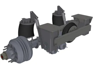 HT300-19-004 Hendrickson Suspension 3D Model preview