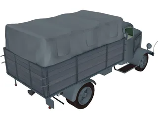 Mercedes-Benz Truck 3D Model preview